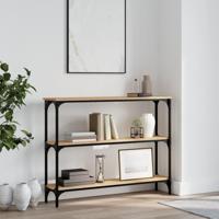 Wandtafel 100x22,5x75 cm bewerkt hout sonoma eikenkleurig