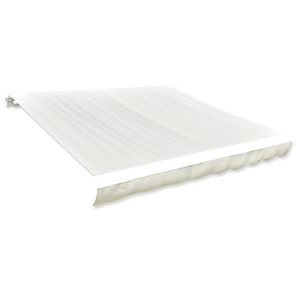 VidaXL Luifeldoek 6x3 m canvas crème