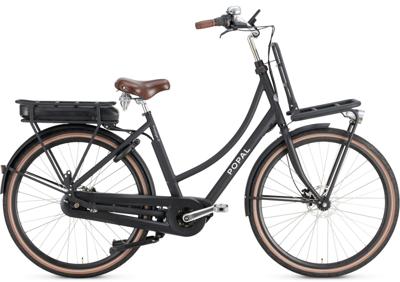 Popal Daily Dutch Prestige E 28 Inch 47 cm Dames 7V Hydraulische schijfrem Matzwart
