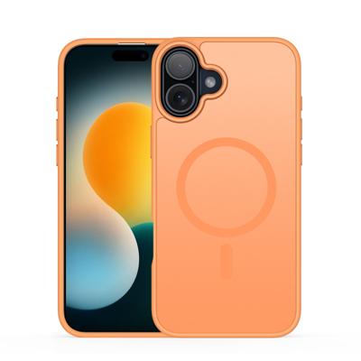 Dux Ducis Yind iPhone 17 hoesje - slanke backcover met MagSafe ondersteuning - Oranje