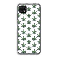 Weed: Samsung Galaxy A22 5G Transparant Hoesje