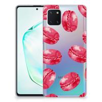 Samsung Galaxy Note 10 Lite | Siliconen Case | Pink Macarons