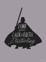 Kunstdruk Star Wars Silhouette Quotes Vader 30x40cm