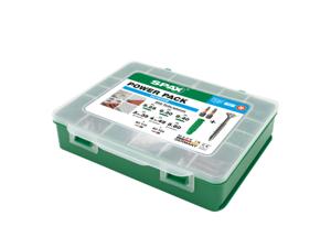 Spax schroeven + pluggen Power Pack (Buiten)