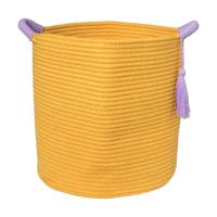 Mand colors hoog - oranje/paars - ø34x34 cm Mand colors hoog - oranje/paars - ø34x34 cm