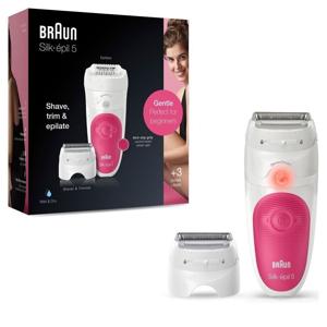 Braun Braun Silk-epil S5 SES 5-600 Epilator White/Pink