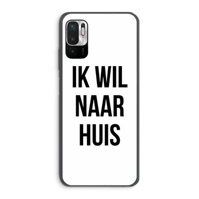 Ik wil naar huis: Xiaomi Redmi Note 10 5G Transparant Hoesje