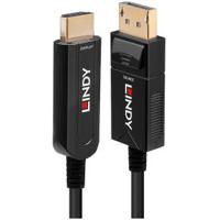 Lindy 38493 video kabel adapter 40 m DisplayPort HDMI Type A (Standaard) Zwart - thumbnail