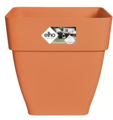 Elho pot vibia campana vierkant 30cm - terra