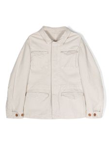 Brunello Cucinelli Kids surchemise à design imperméable - Tons neutres