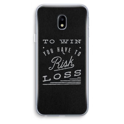 Risk loss: Samsung Galaxy J3 (2017) Transparant Hoesje
