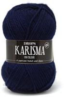 Drops Karisma Uni Colour 017 Marineblauw - thumbnail