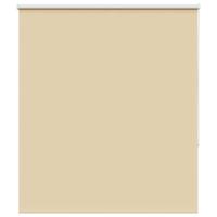 VidaXL Rolgordijn verduisterend 135x150 cm stofbreedte 131,6 cm beige