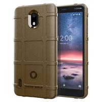 Volledige dekking schokbestendig TPU Case voor Nokia 3.1 A (bruin)
