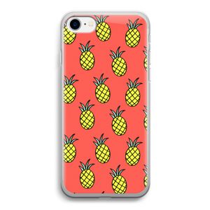 Ananas: iPhone SE 2020 Transparant Hoesje