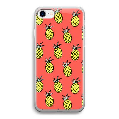 Ananas: iPhone SE 2020 Transparant Hoesje