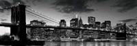 Poster Brooklyn Bridge at Dusk 91,5x30,5cm