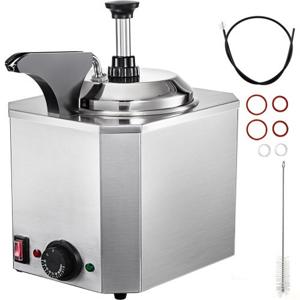 Elektrische Fudge Nacho Kaas Chocolade Dispenser Warmer met 1 Pomp voor Restaurant etc.