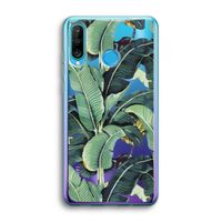 Bananenbladeren: Huawei P30 Lite Transparant Hoesje Bananenbladeren: Huawei P30 Lite Transparant Hoesje