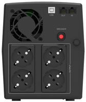 PowerWalker VI 1500 STL UPS 4 AC-uitgang(en) Line-Interactive 1500 VA 900 W - thumbnail