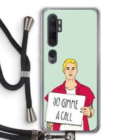 Gimme a call: Xiaomi Mi Note 10 Pro Transparant Hoesje met koord