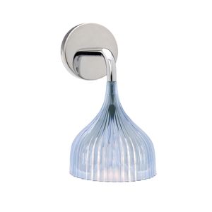 Kartell É Wandlamp Licht Blauw