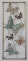 Wanddecoratie frame 3D vlinders - thumbnail
