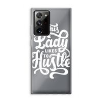 Hustle Lady: Samsung Galaxy Note 20 Ultra / Note 20 Ultra 5G Transparant Hoesje Hustle Lady: Samsung Galaxy Note 20 Ultra / Note 20 Ultra 5G Transparant Hoesje
