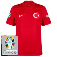 Turkije Shirt Uit 2024-2025 + Euro 2024 Badges