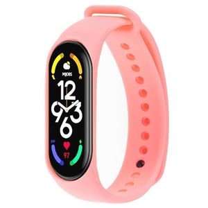 Tactical 826 Xiaomi Mi Smart Band 7 Zachte Siliconen Band - Roze