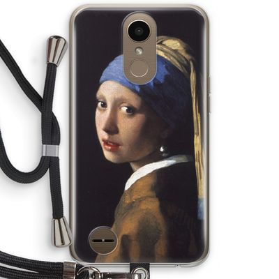 The Pearl Earring: LG K10 (2017) Transparant Hoesje met koord