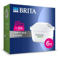 BRITA PRO Kalk Expert Waterfilters (6-pack) - Krachtige Kalkbescherming voor Schoner Water