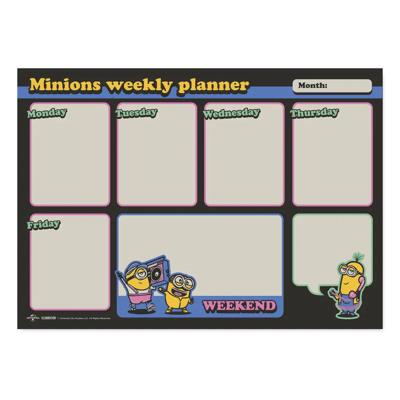 Minions A4 Weekplanner