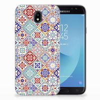 Samsung Galaxy J7 2017 | J7 Pro TPU Siliconen Hoesje Tiles Color