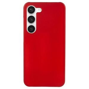 Samsung Galaxy S23+ 5G Geruberiseerd Kunststof Hoesje - Rood