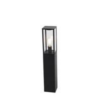 QAZQA Smart staande buitenlamp zwart 80 cm incl. Wifi ST64 - Charlois - thumbnail