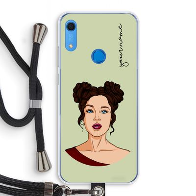 Pop-Art Creator: Huawei Y6s Transparant Hoesje met koord