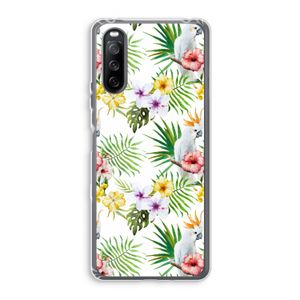 Gele kuif: Sony Xperia 10 III Transparant Hoesje