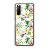 Gele kuif: Sony Xperia 10 III Transparant Hoesje