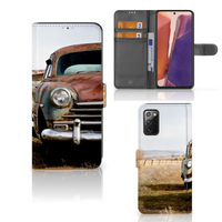 Samsung Galaxy Note 20 Telefoonhoesje met foto Vintage Auto - thumbnail
