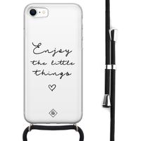 iPhone SE 2020 hoesje met koord - Enjoy life