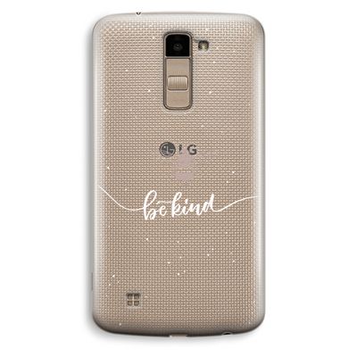 Be(e) kind: LG K10 (2016) Transparant Hoesje
