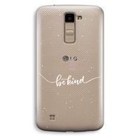 Be(e) kind: LG K10 (2016) Transparant Hoesje