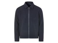 LIVERGY Heren jas wollen look (M, Marineblauw)