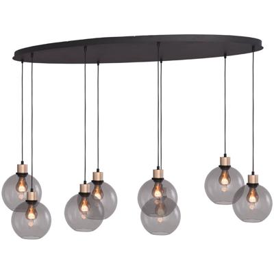 Masterlight Hanglamp ovaalLazise Oval 8x Ø 20cm goud - 2644-05-02-160-60820