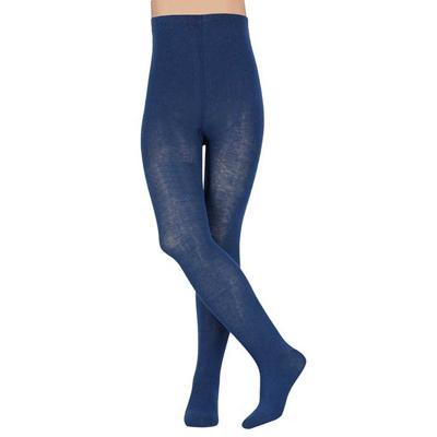 Carnaval verkleed panty voor kinderen - Maillot - kobalt blauw - katoen/polyester