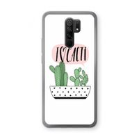 I love cacti: Xiaomi Redmi 9 Transparant Hoesje