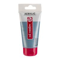 Acrylverf tac 834 metallicblauw tube 75ml