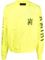 AMIRI sweat à logo imprimé - Jaune - thumbnail