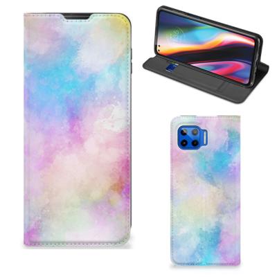 Bookcase Motorola Moto G 5G Plus Watercolor Light Bookcase Motorola Moto G 5G Plus Watercolor Light